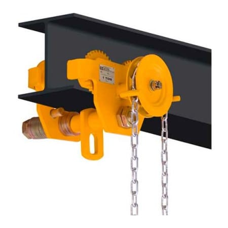 Oz Lifting Products OZ Lifting OZ1GBT Geared Beam Trolley 1 Ton Capacity OZ1GBT